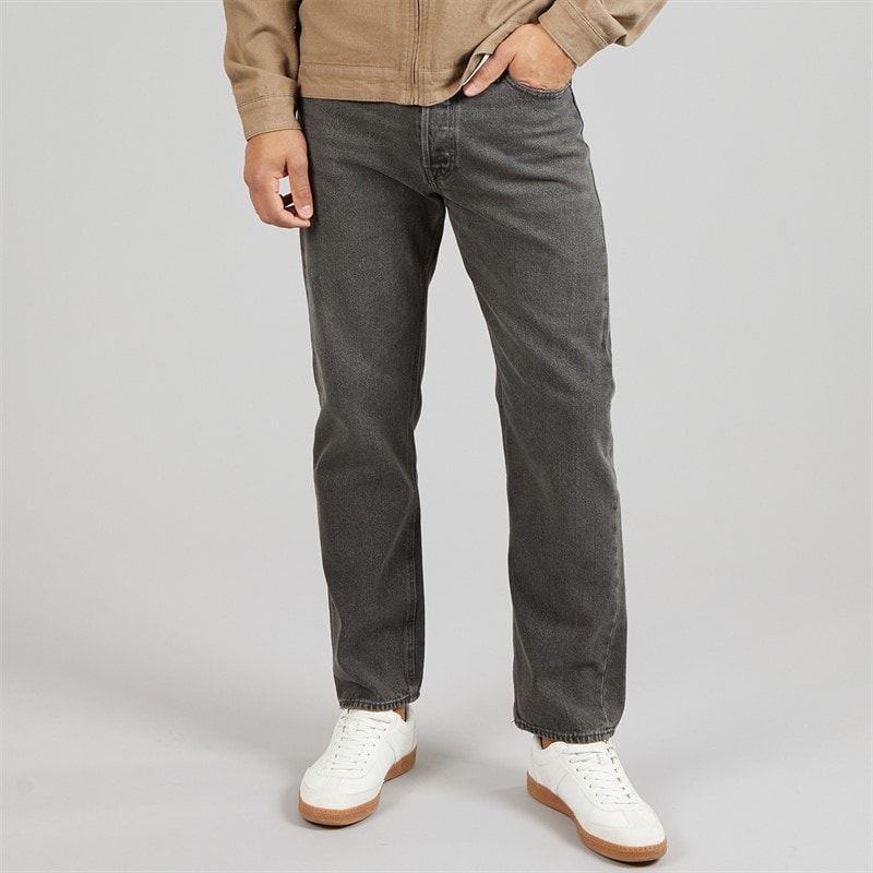 JACK & JONES Herre Chris AT 222 Original Afslappet Pasform Jeans Sort - Billede 1