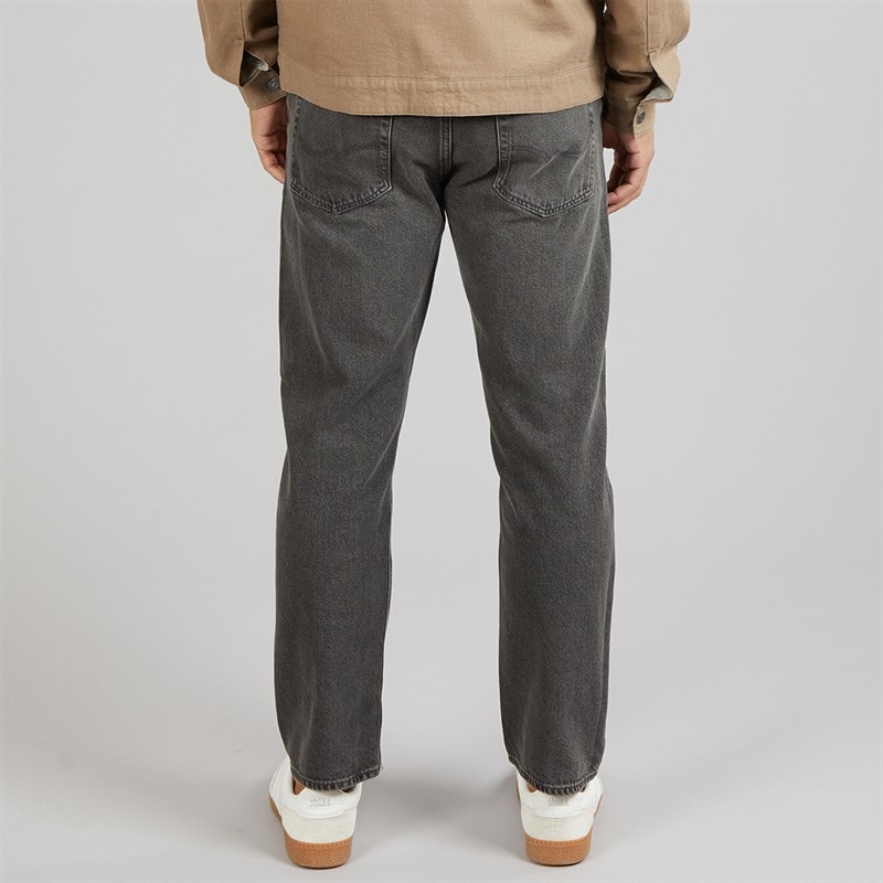 JACK & JONES Herre Chris AT 222 Original Afslappet Pasform Jeans Sort - Billede 2