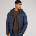 JACK & JONES Herre Bradley Hætte Dunjakke Sky Captain
