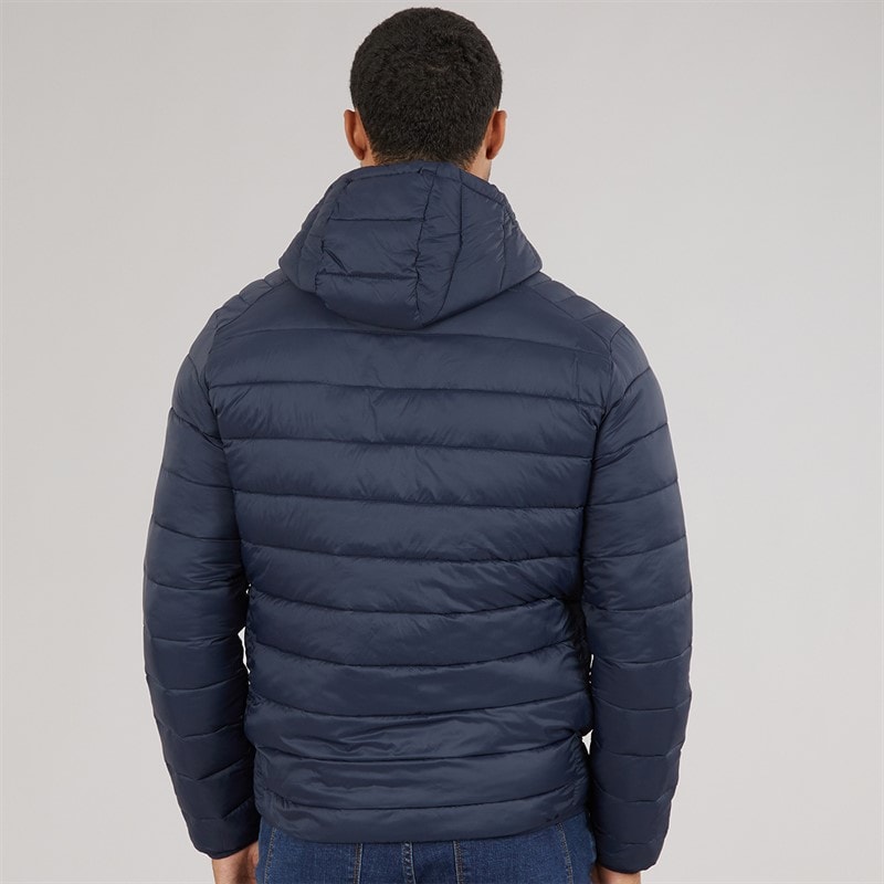JACK & JONES Herre Bradley Hætte Dunjakke Sky Captain - Billede 2