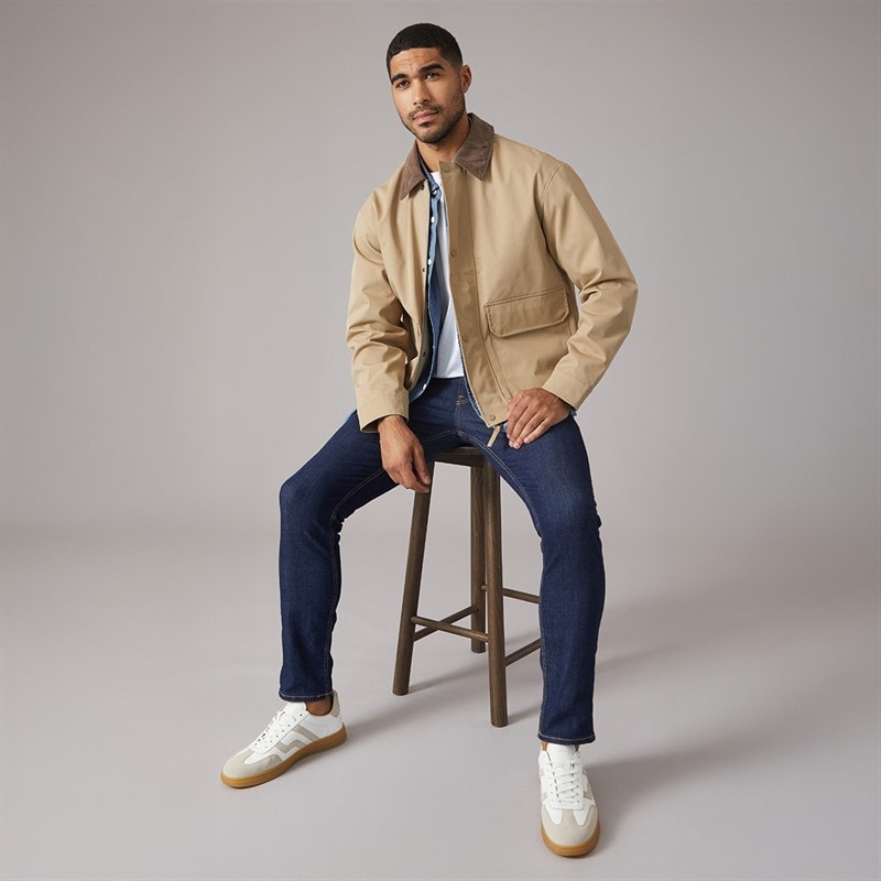 JACK & JONES Herre River Utility Frakke Weathered Teak - Billede 4