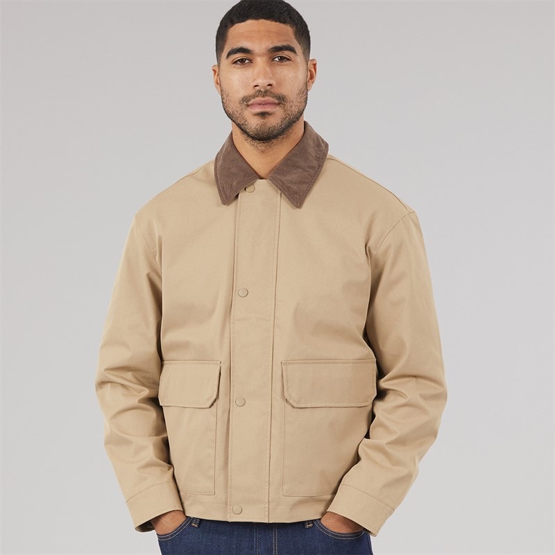 JACK & JONES Herre River Utility Frakke Weathered Teak - Billede 5
