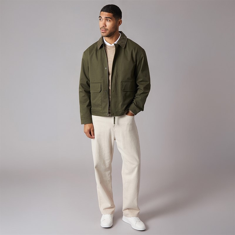 JACK & JONES Herre River Utility Frakke Forest Night - Billede 4