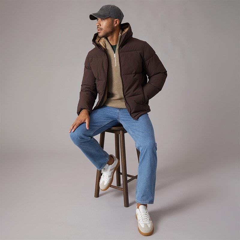 JACK & JONES Herre Surface Hættejakke Java - Billede 4