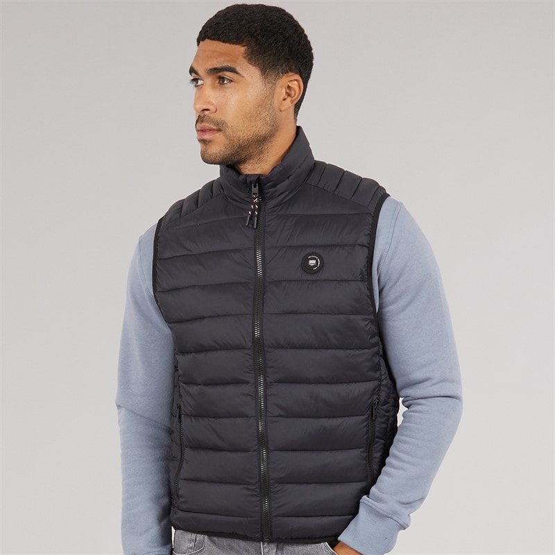JACK & JONES Herre Bradley Vest Sort - Billede 3