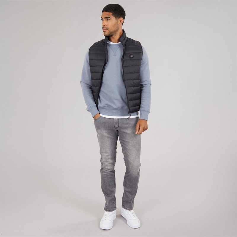 JACK & JONES Herre Bradley Vest Sort - Billede 4