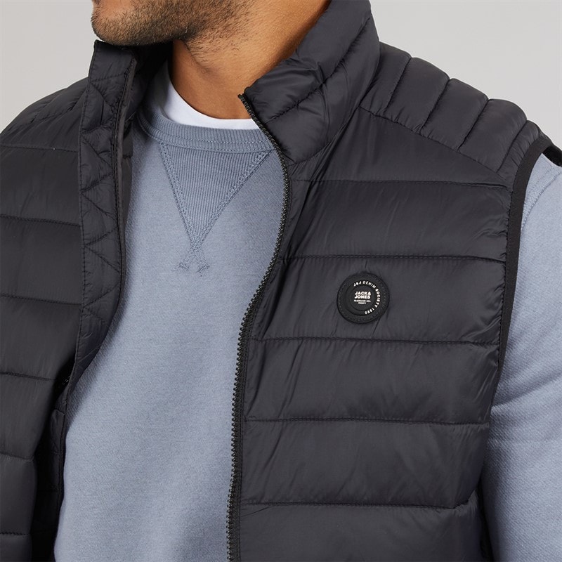 JACK & JONES Herre Bradley Vest Sort - Billede 5
