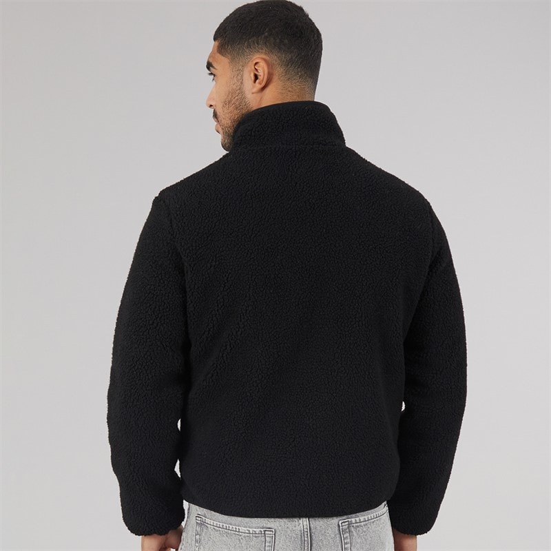 JACK & JONES Herre Norrebro Teddy Jakke Sort - Billede 2