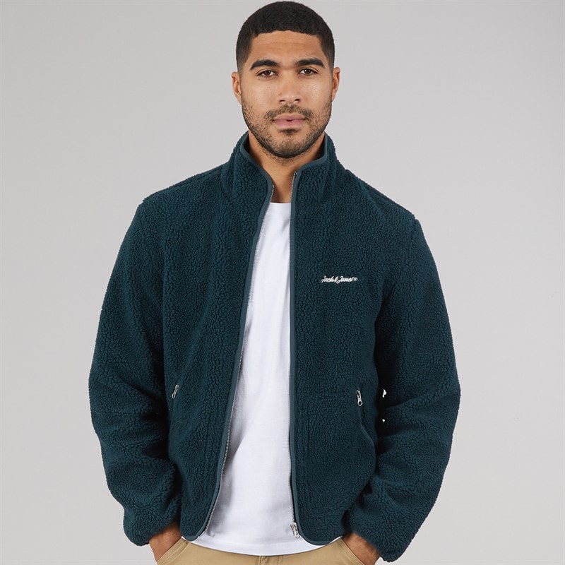 JACK & JONES Herre Norrebro Teddy Jakke Magisk Skov - Billede 1