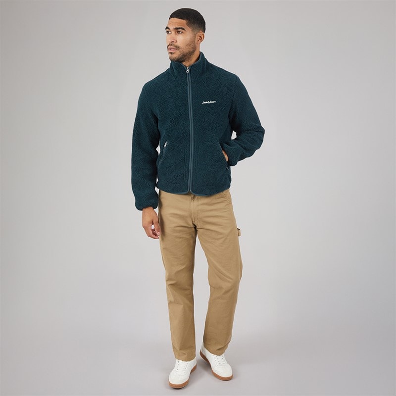 JACK & JONES Herre Norrebro Teddy Jakke Magisk Skov - Billede 4