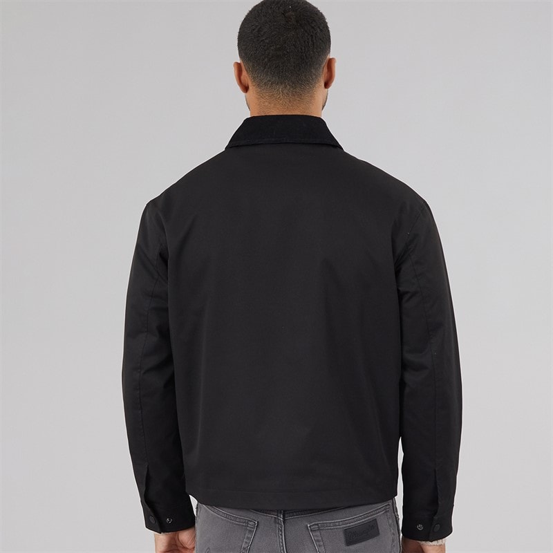 JACK & JONES Herre River Utility Frakke Sort - Billede 3