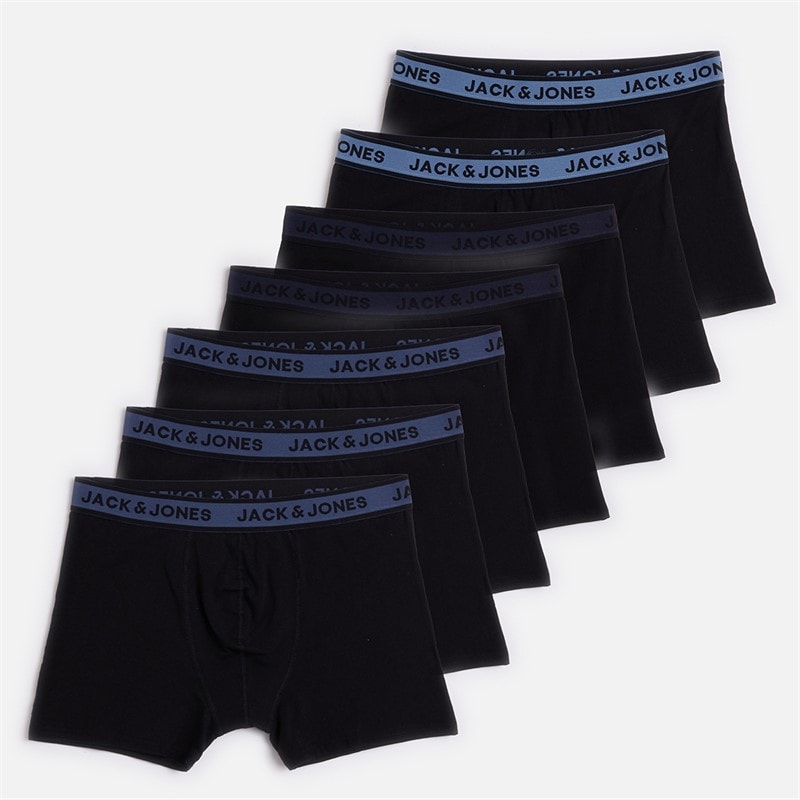 JACK & JONES Herre Jacjohn Solid Syv Pakke Trunks Sort