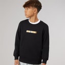 JACK & JONES Drenge Munk Sweatshirt Sort