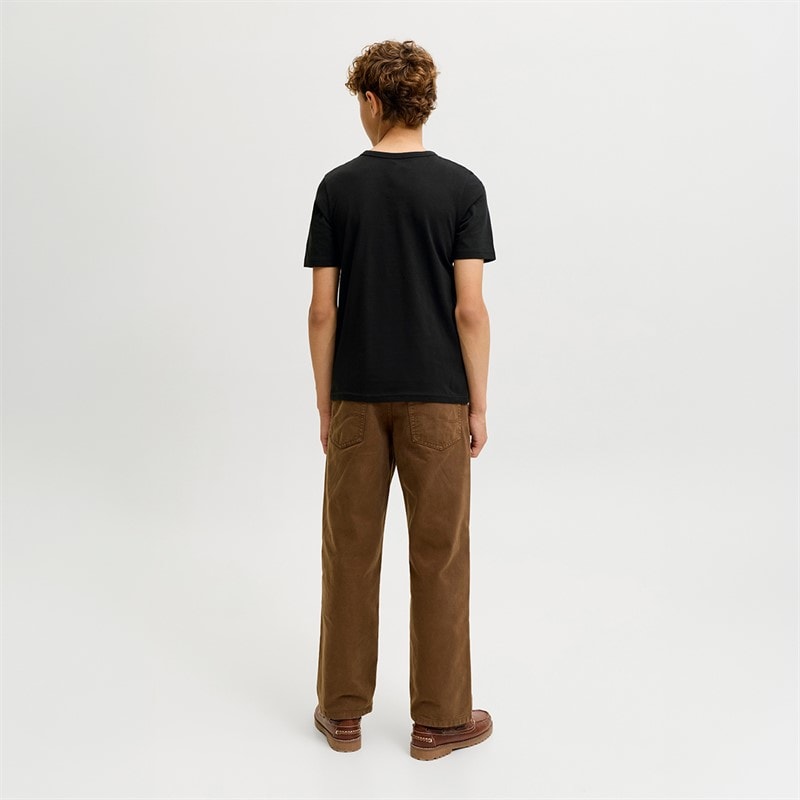 JACK & JONES Drenge Cleveland T-shirt Sort - Billede 2