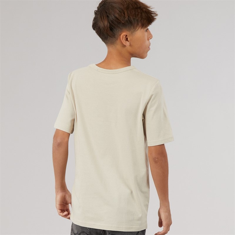 JACK & JONES Drenge Cleveland T-shirt Moonbeam - Billede 2