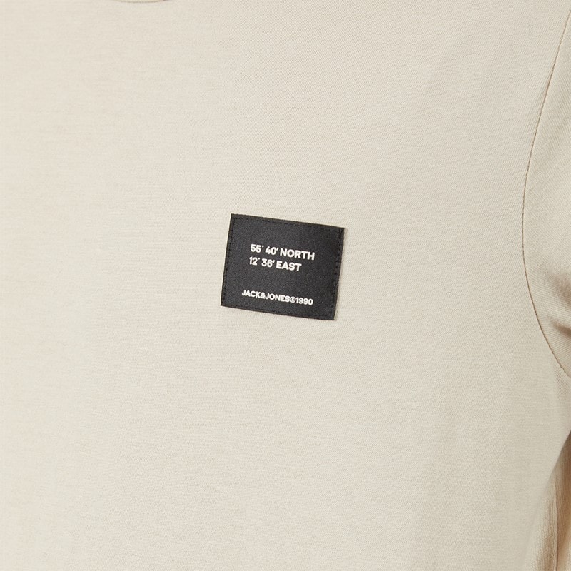 JACK & JONES Drenge Cleveland T-shirt Moonbeam - Billede 3
