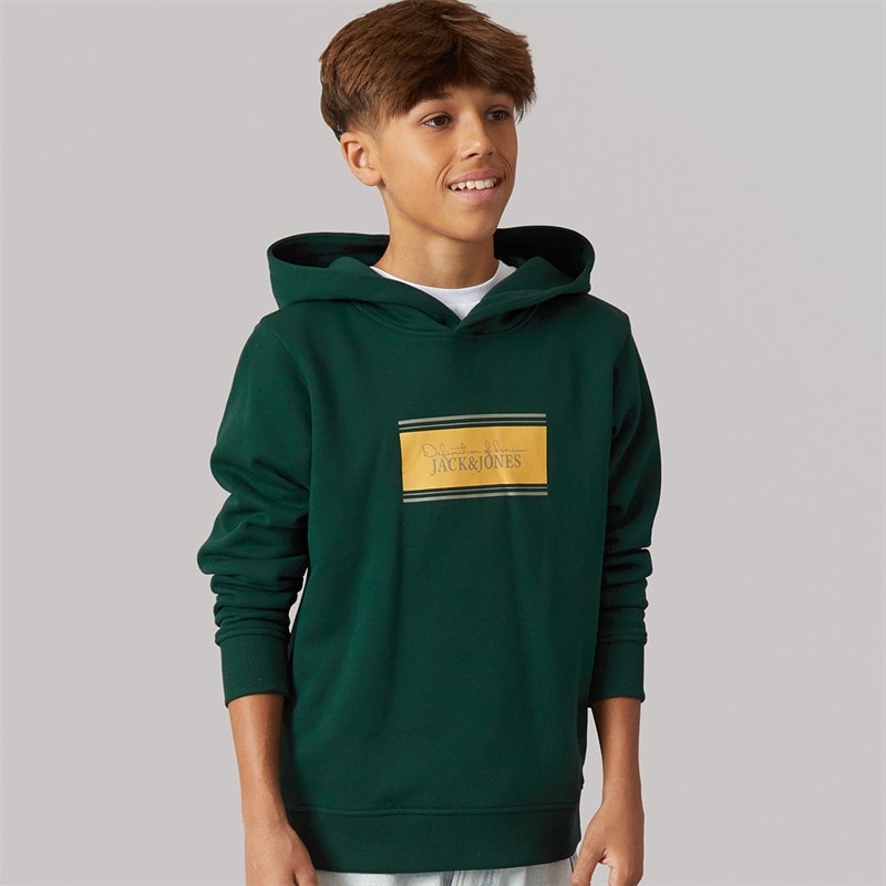 JACK & JONES Drenge Buster Hættetrøje Scarab