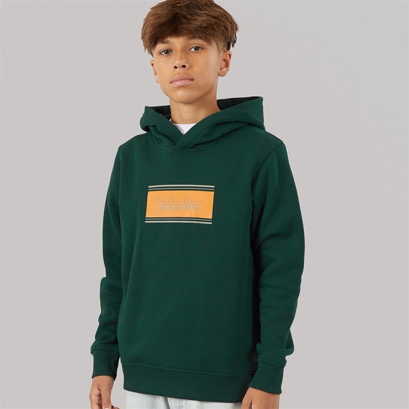 JACK & JONES Drenge Buster Hættetrøje Scarab - Billede 5