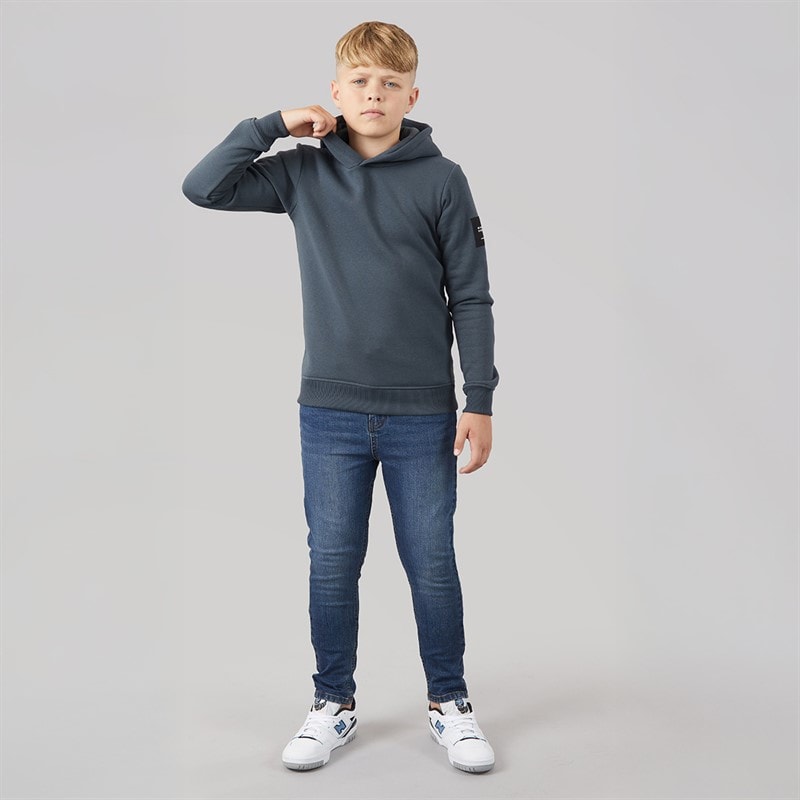 JACK & JONES Drenge Cleveland Hættetrøje Turbulence - Billede 4
