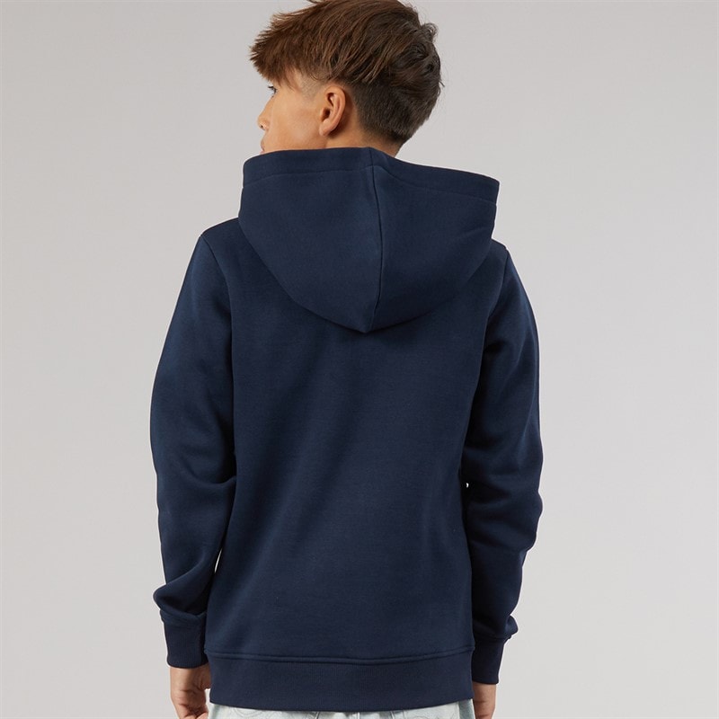 JACK & JONES Drenge Buster Hættetrøje Navy Blazer - Billede 2