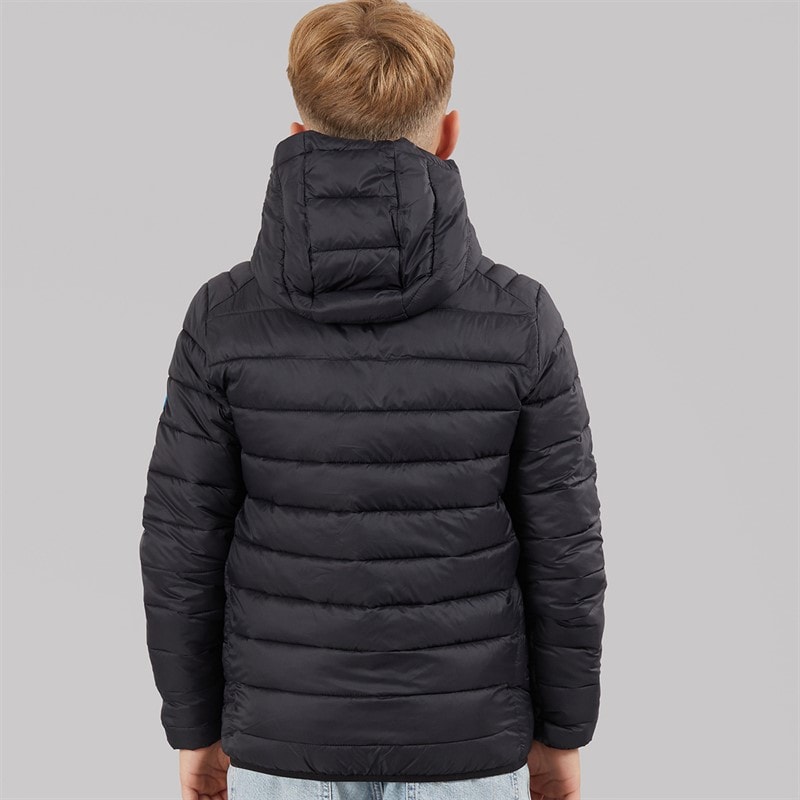 JACK & JONES Drenge Bradley Let Dunjakke Sort - Billede 2