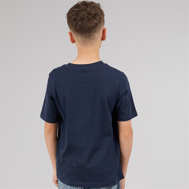 JACK & JONES Drenge Tom T-shirt Navy Blazer - Billede 2