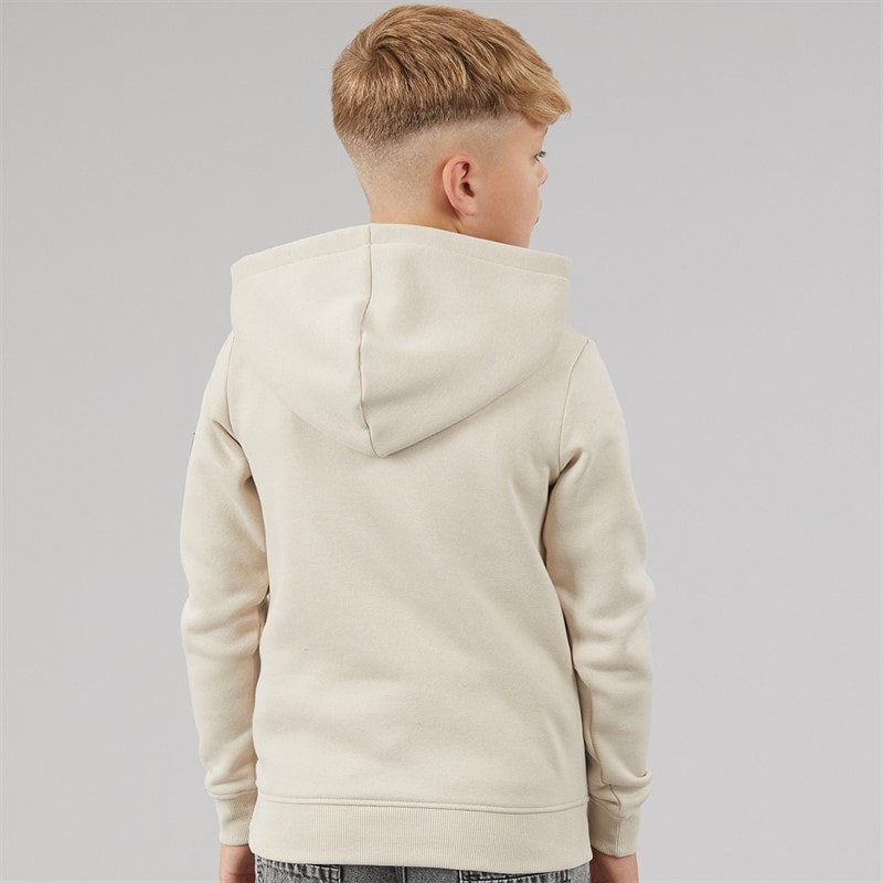 JACK & JONES Drenge Cleveland Hættetrøje Moonbeam - Billede 2