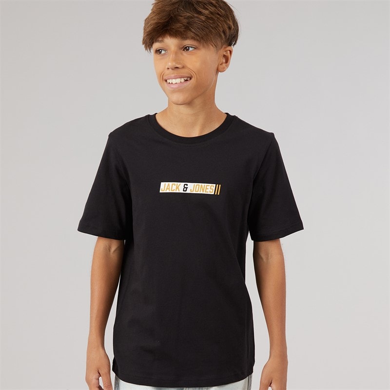 JACK & JONES Drenge Munk T-shirt Sort