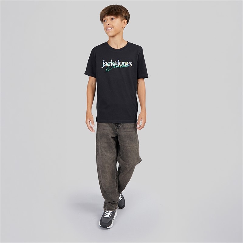 JACK & JONES Drenge Tom T-shirt Sort - Billede 3