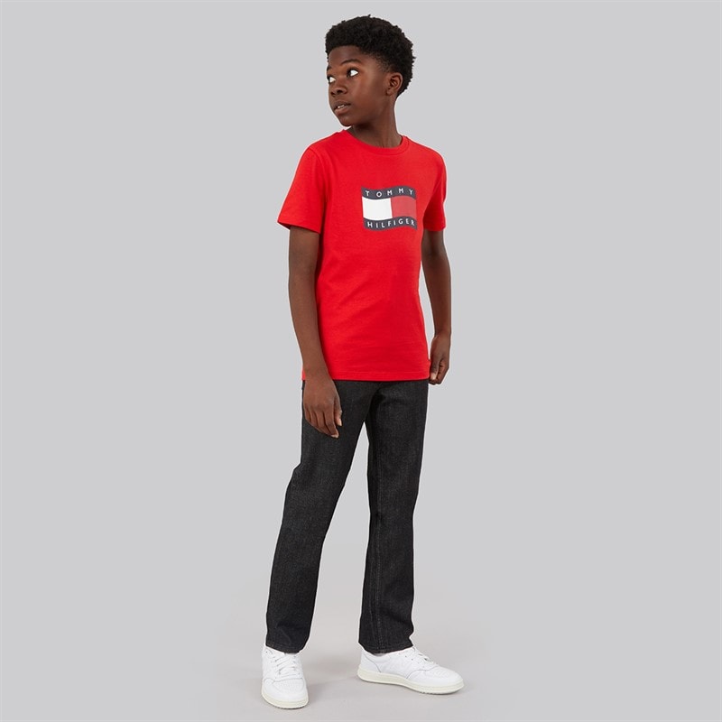 JACK & JONES Drenge Clark AKM 965 Jeans Black Denim - Billede 4