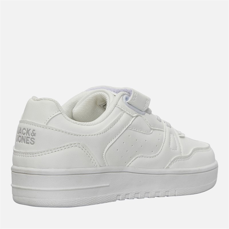 JACK & JONES Drenge North PU Sko Bright White - Billede 5