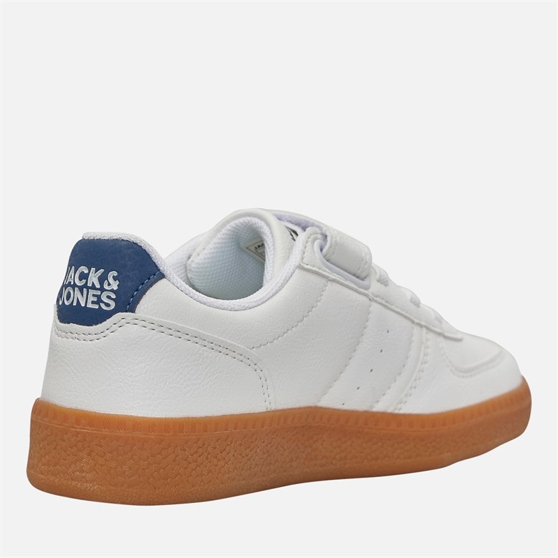 JACK & JONES Drenge Hype PU Sneakers Bright White - Billede 5
