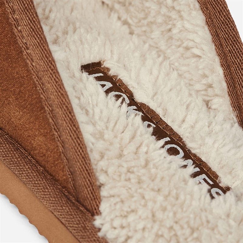 JACK & JONES Junior Drenge Dudely hjemmesko Almond - Billede 4