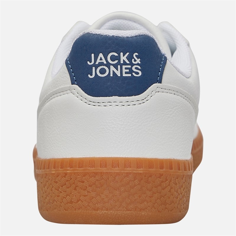 JACK & JONES Junior Drenge Hype PU sneakers Bright White - Billede 3