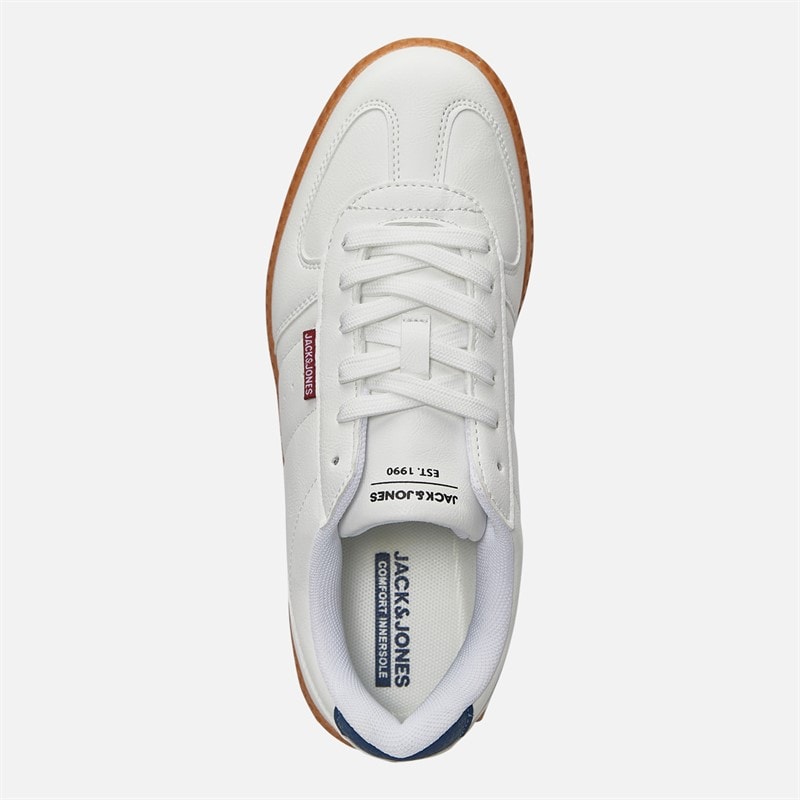JACK & JONES Junior Drenge Hype PU sneakers Bright White - Billede 4