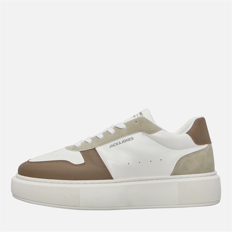 JACK & JONES Herre Cobra PU Combo Træningssko Hvid/Plaza Taupe