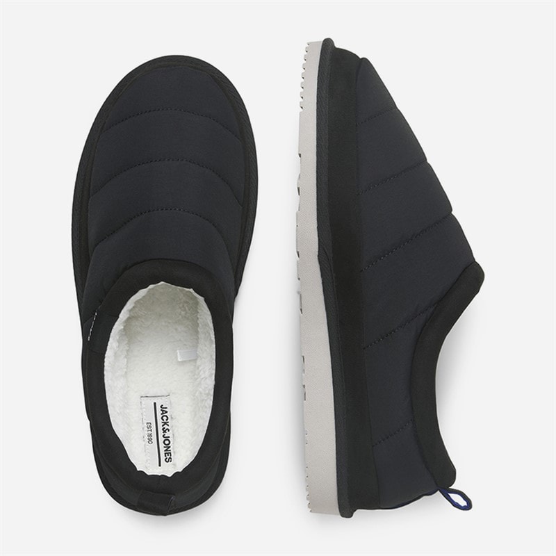 JACK & JONES Herre Puff Mule Hjemmesko Anthracite - Billede 3