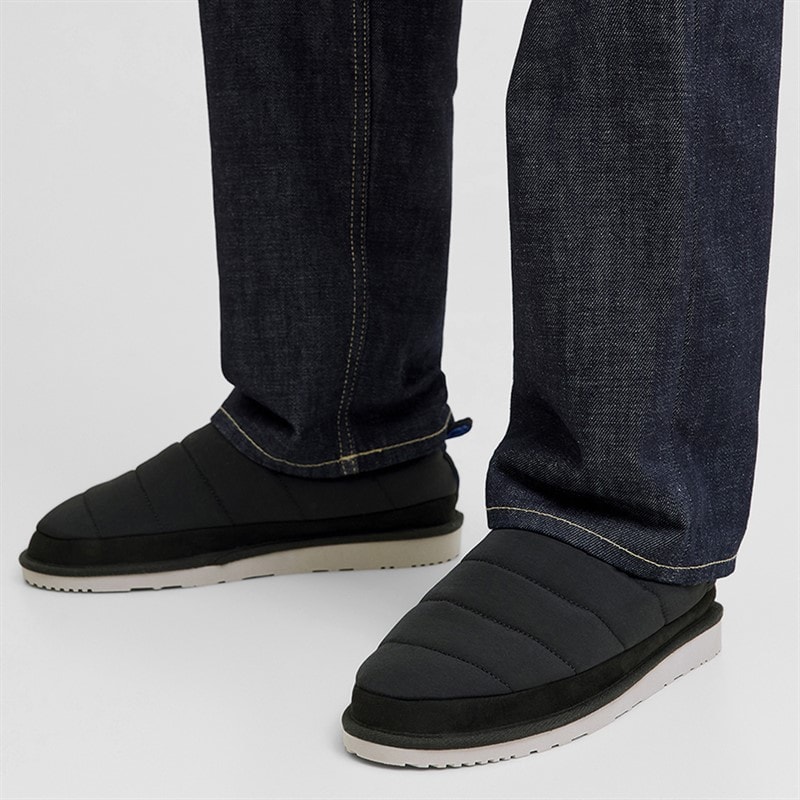 JACK & JONES Herre Puff Mule Hjemmesko Anthracite - Billede 4