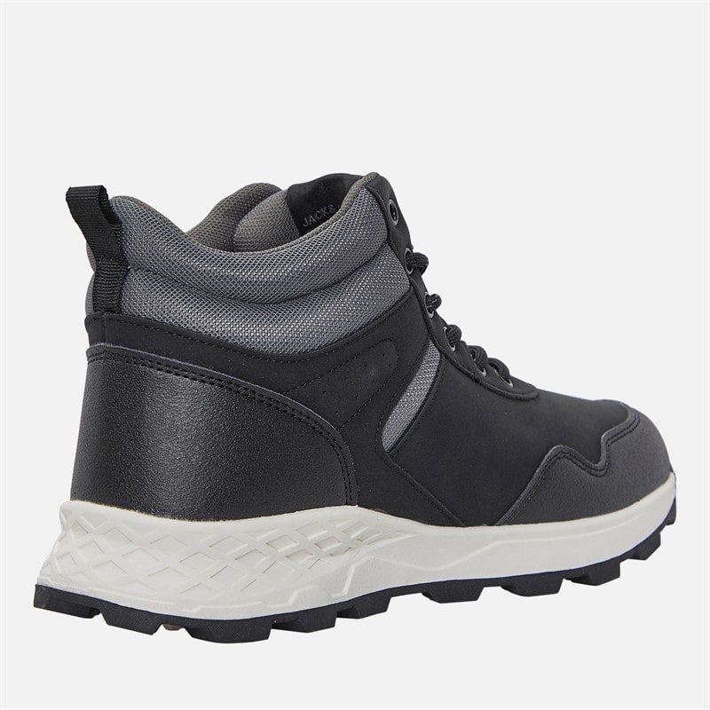 JACK & JONES Drenge Trek Vinterstøvler Sort - Billede 5