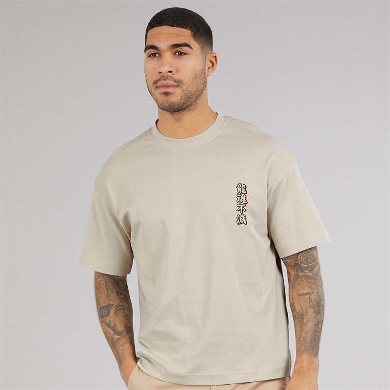 JACK & JONES Herre Tokyo Ward T-shirt Moonbeam - Billede 2