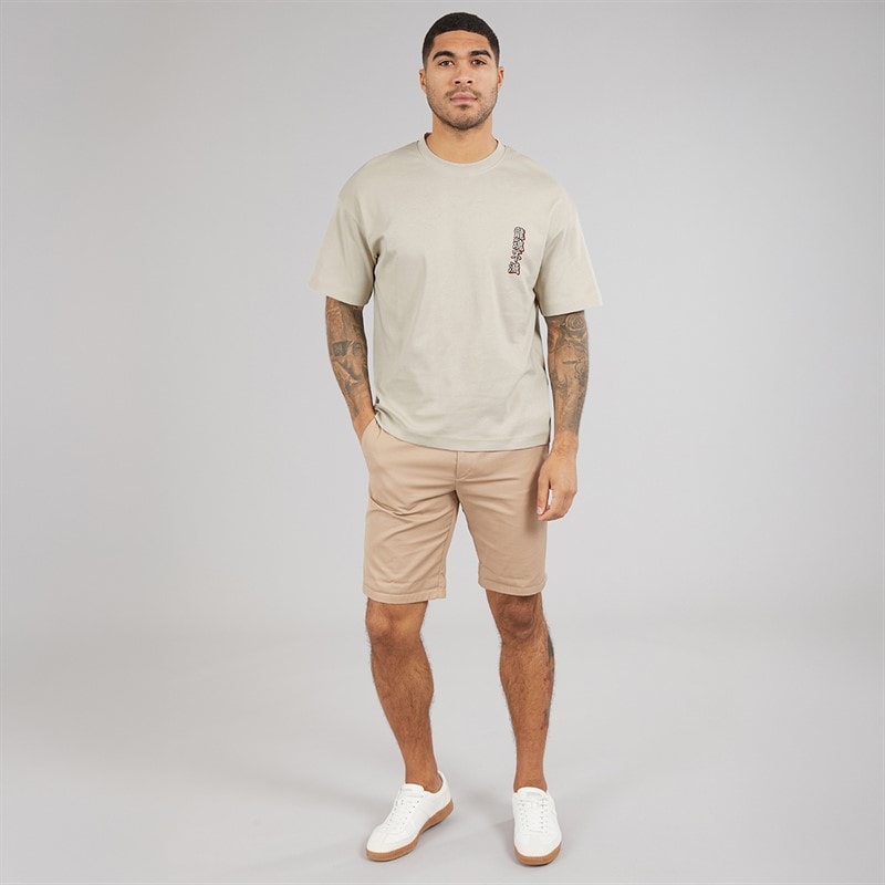 JACK & JONES Herre Tokyo Ward T-shirt Moonbeam - Billede 4