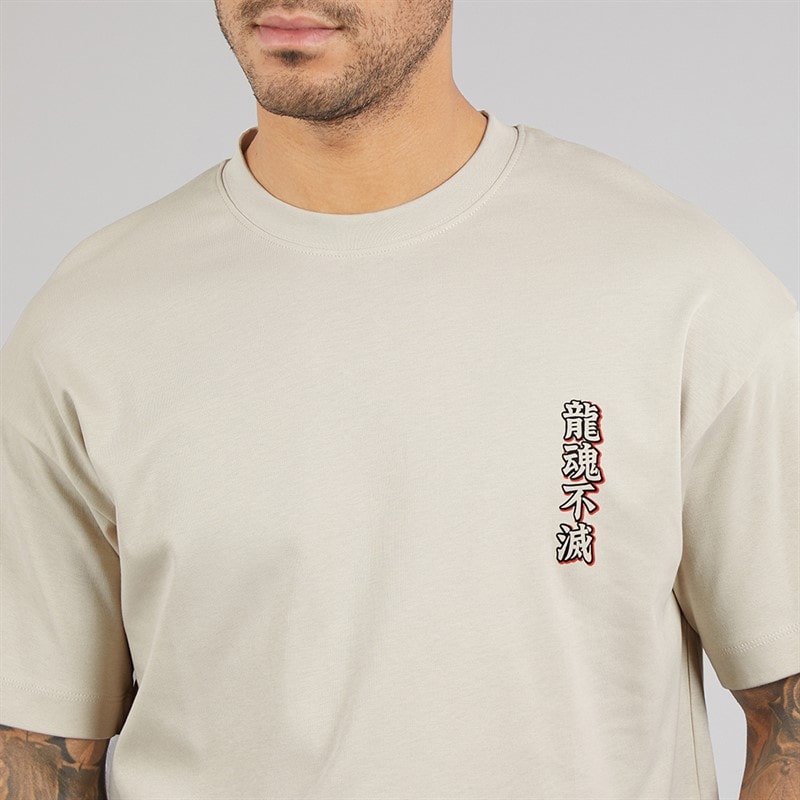 JACK & JONES Herre Tokyo Ward T-shirt Moonbeam - Billede 5