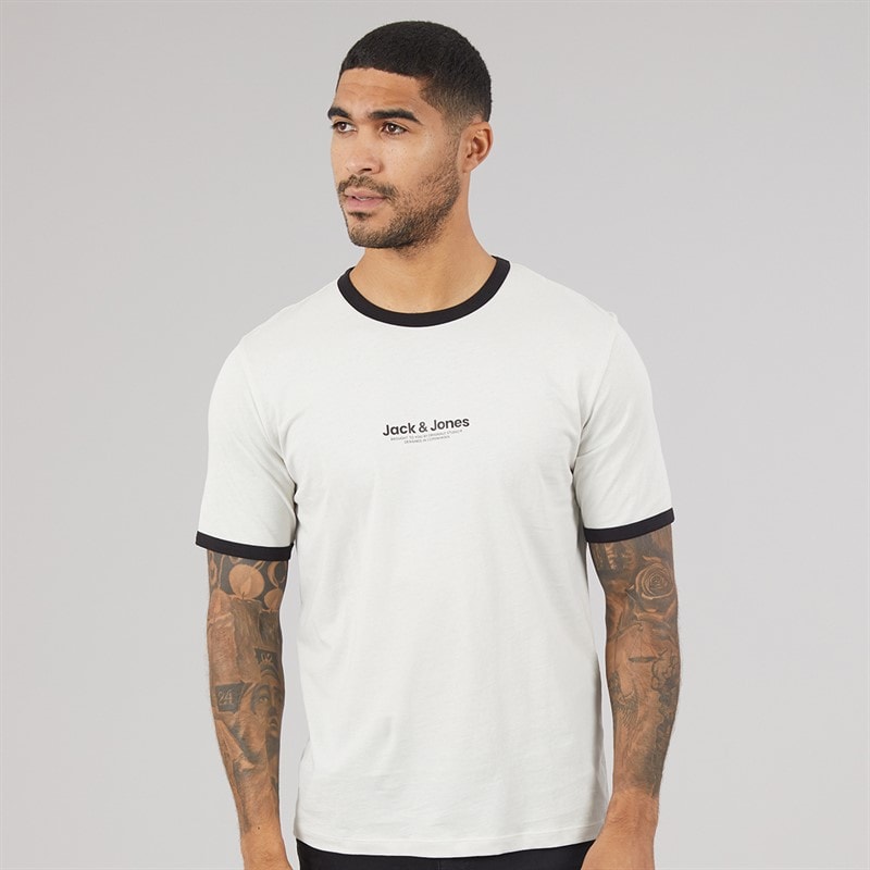 JACK & JONES Herre tre pak ring t shirts Sort/Hvid/Isgrå - Billede 2