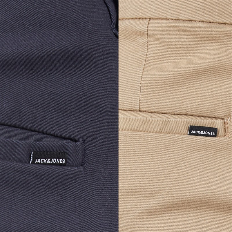 JACK & JONES Herre To Pack Afslappede Kane Dave Chinos Navy/Crockery - Billede 3