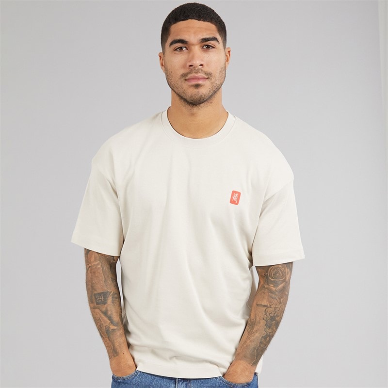 JACK & JONES Herre Fisk T-shirt Moonbeam Fish - Billede 2