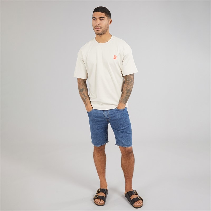 JACK & JONES Herre Fisk T-shirt Moonbeam Fish - Billede 4