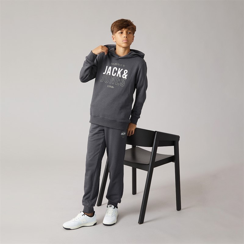 JACK & JONES Drenge Mickey Sweatshirt Og Joggingbukser Træningsdragt Asphalt