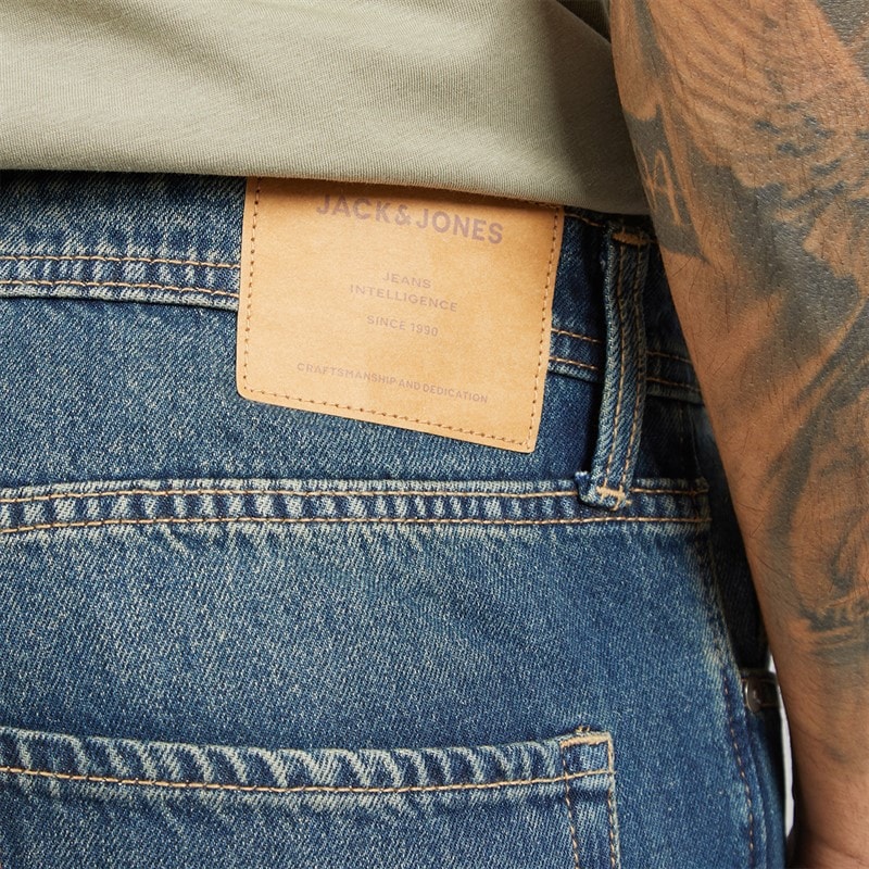 JACK & JONES Herre Ted Original 918 Løs Straight Blue Denim - Billede 3