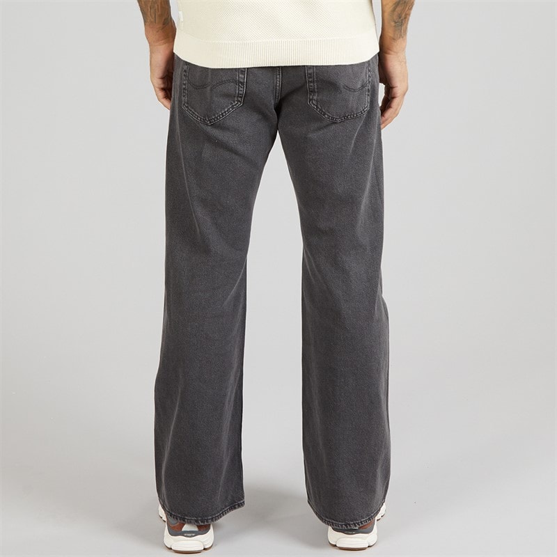 JACK & JONES Herre Toby Original 737 Flared Jeans Black Denim - Billede 2