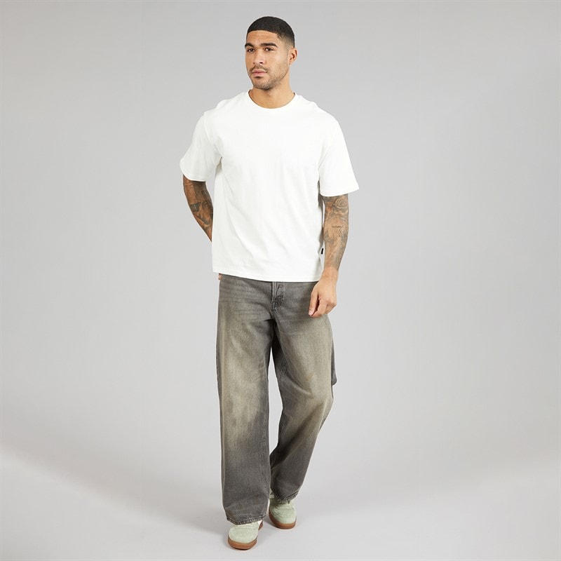 JACK & JONES Herre Dave Original 573 Wide Jeans Black Denim - Billede 4